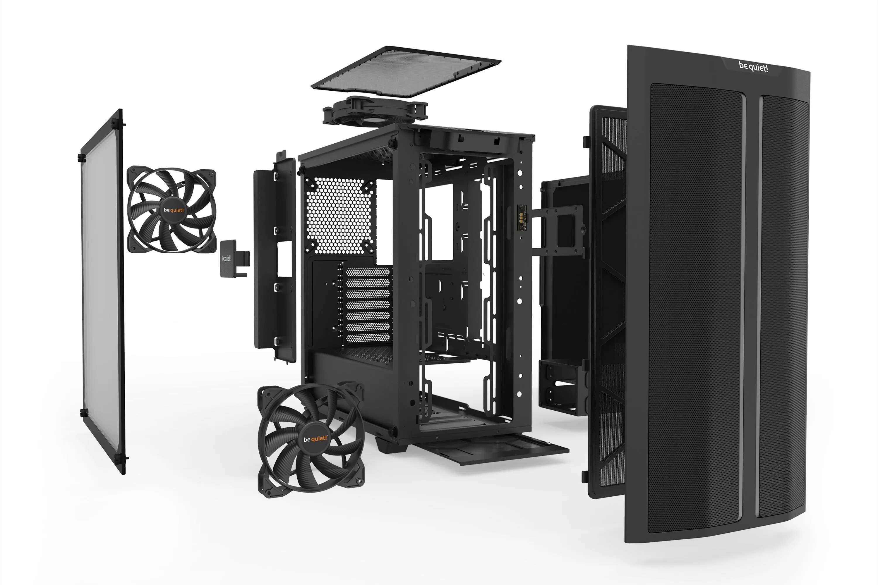 Midi Be Quiet! Pure Base 500Dx Black