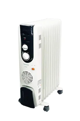Morphy Richards OFR 9F  9-Fin 2400 Watts Oil Filled with Fan Radiator Room Heater (Ivory)