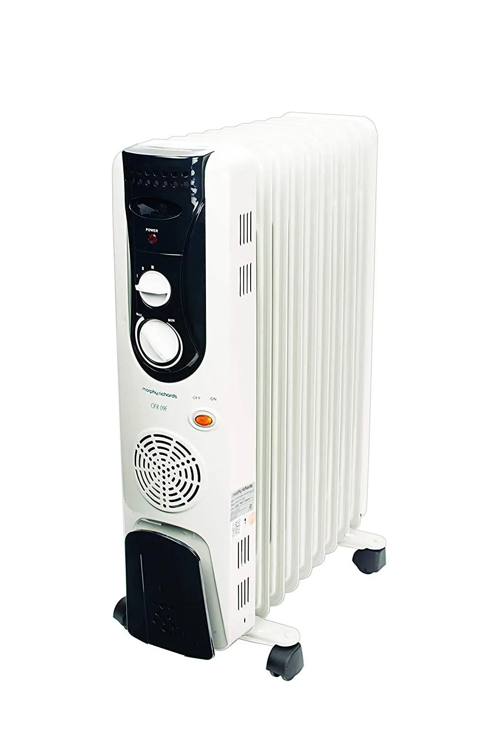 Morphy Richards OFR 9F  9-Fin 2400 Watts Oil Filled with Fan Radiator Room Heater (Ivory)