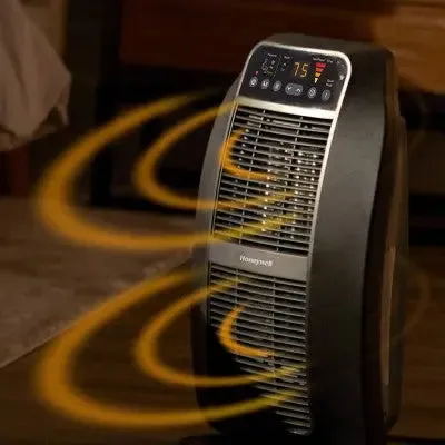 New - Honeywell Heat Genius Ceramic Heater Black