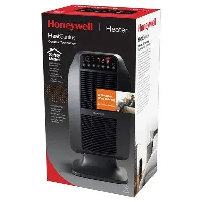 New - Honeywell Heat Genius Ceramic Heater Black