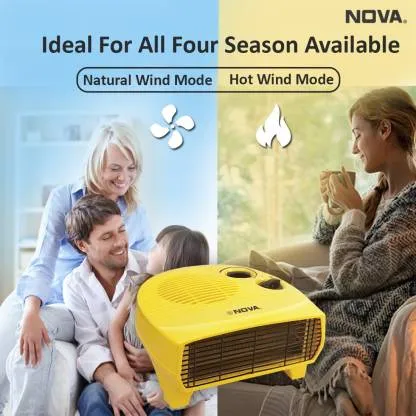 Nova ISI Mark NH 1234 Ultra Silent Fan Room Heater