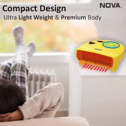 Nova ISI Mark NH 1234 Ultra Silent Fan Room Heater