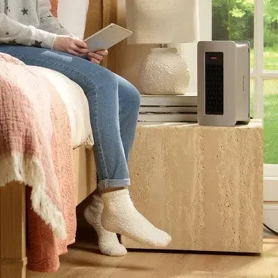 Open Box - Honeywell Dual Position Heater Fan Gray