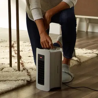 Open Box - Honeywell Dual Position Heater Fan Gray