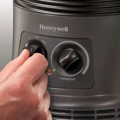 Open Box - Honeywell HHF360B 1500W 360˚ Surround Indoor Heater Black