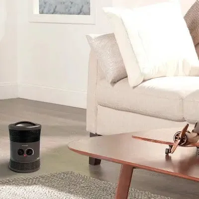 Open Box - Honeywell HHF360B 1500W 360˚ Surround Indoor Heater Black