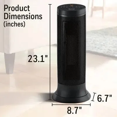 Open Box - Honeywell Slim Ceramic Tower Heater Black