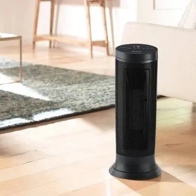 Open Box - Honeywell Slim Ceramic Tower Heater Black