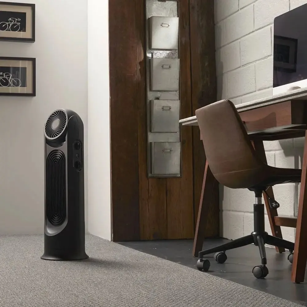 Open Box - Honeywell Turbo Force 2 in 1 Tower Oscillating Fan Black