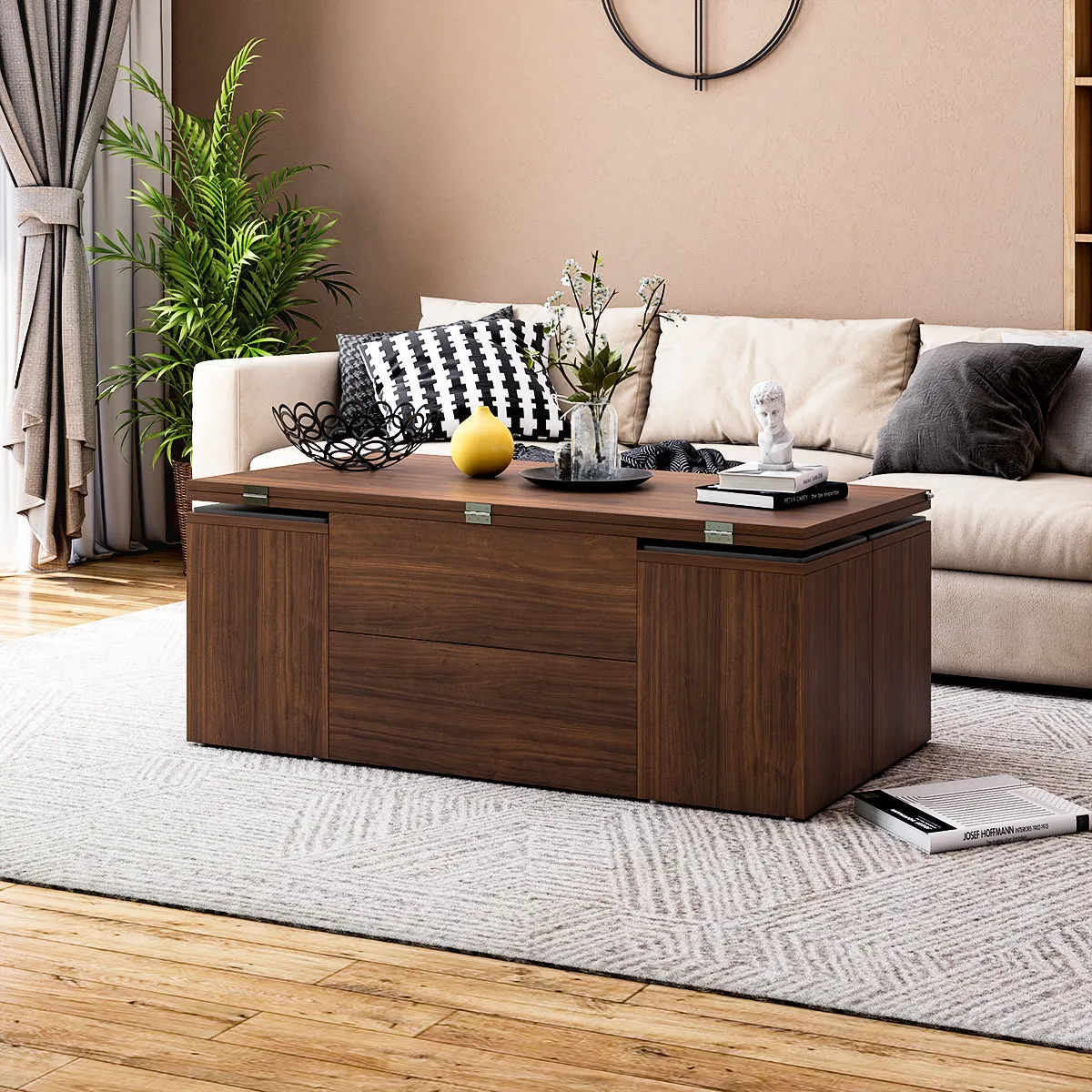 Pengu Convertible Coffee Table   Dining Table