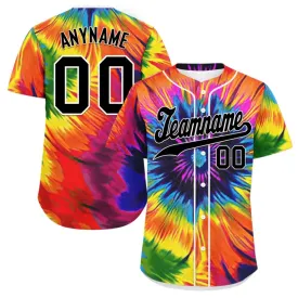 Personalized Tie-Dying Jerseys, Custom Stylish Jersey, breathable Fans Jersey