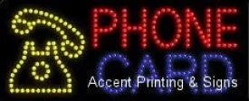 Phone Card LED Sign (High Impact, Energy Efficient)