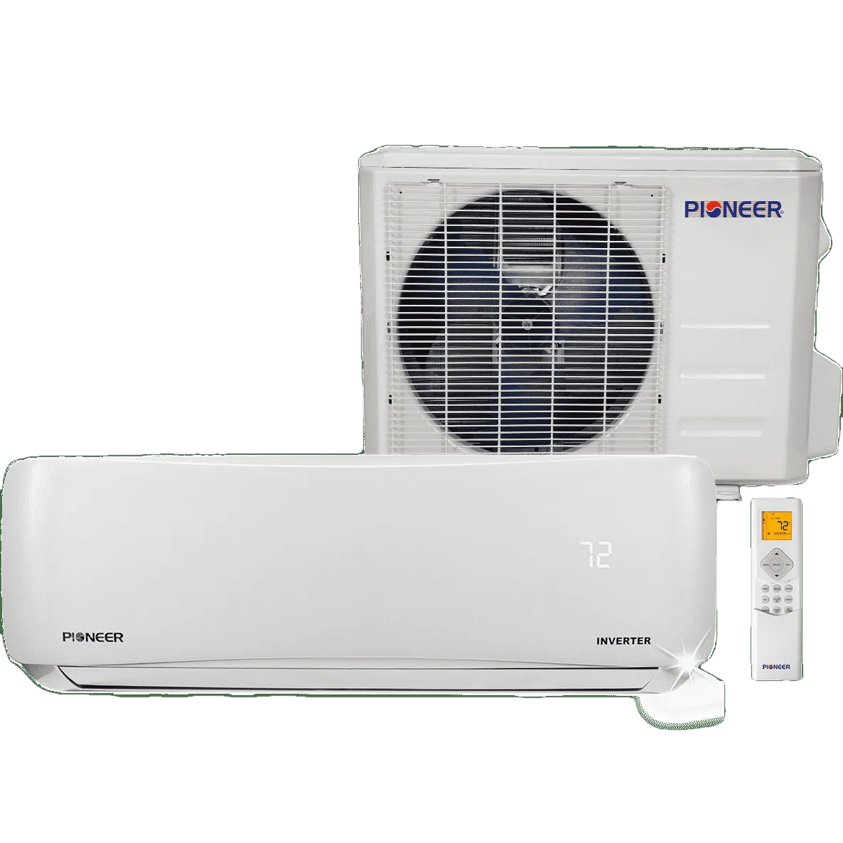 Pioneer WYS009GMFI19RL 9000 BTU 18 SEER 230V Ductless Mini-Split Air Conditioner Heat Pump System Full Set New