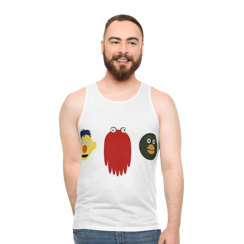 "Don't Hug Me I'm Scared" Unisex Tank Top | Dark Humor YouTube Viral
