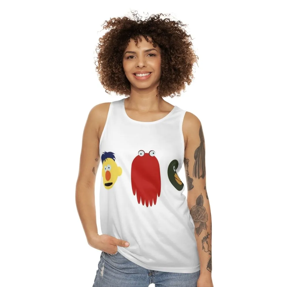 "Don't Hug Me I'm Scared" Unisex Tank Top | Dark Humor YouTube Viral