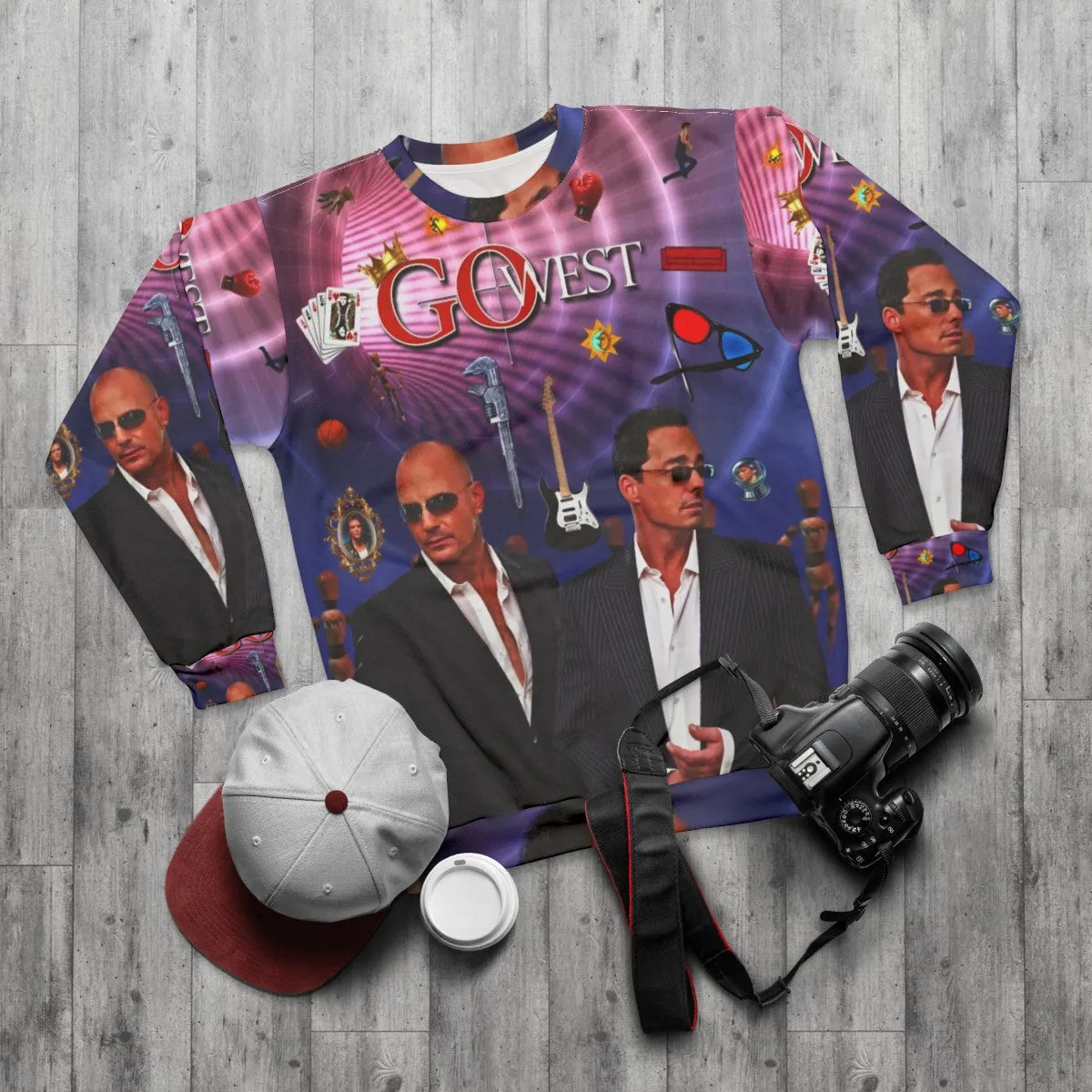 "Go West Band Sweatshirt | 80s Soft Rock Music Fan Apparel"