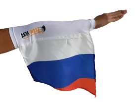 RUSSIA ARM SLEEVE FLAG (new trendy Arm Band) perfect for Cheering Supporters