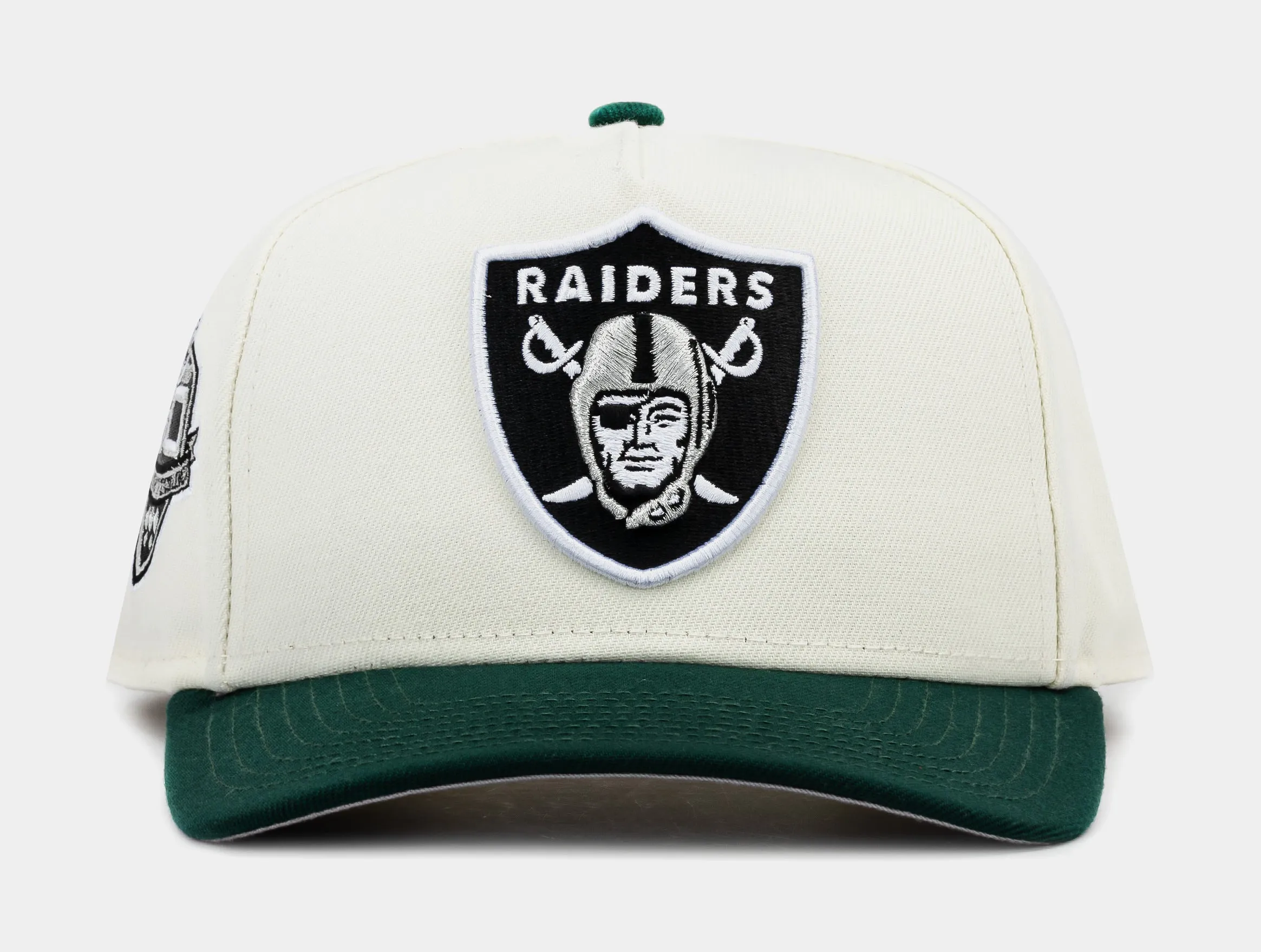 Shoe Palace Exclusive Las Vegas Raiders 50 950AF Snapback Mens Hat (Beige/Green)
