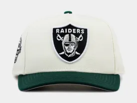 Shoe Palace Exclusive Las Vegas Raiders 50 950AF Snapback Mens Hat (Beige/Green)