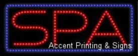 Spa LED Sign (High Impact, Energy Efficient)