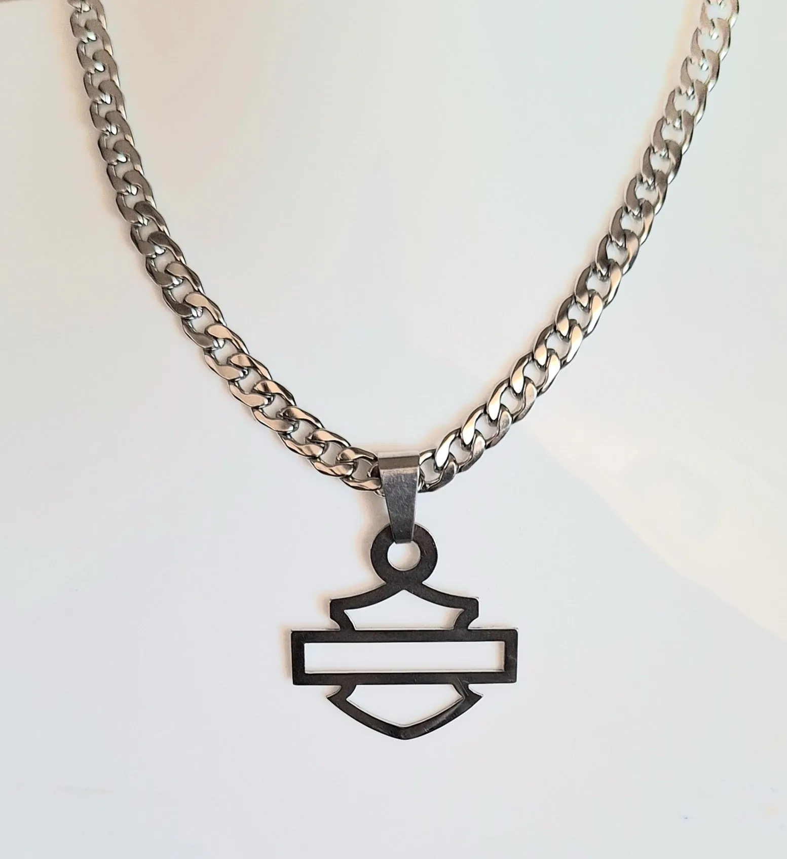 Stainless Steel 35mm HD Necklace