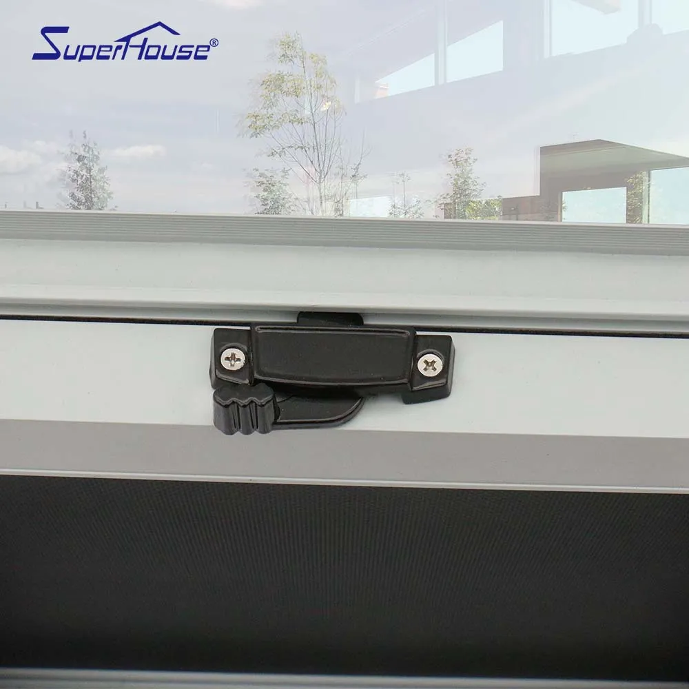 Superhouse Thermal break aluminum frame wall glass single hung window