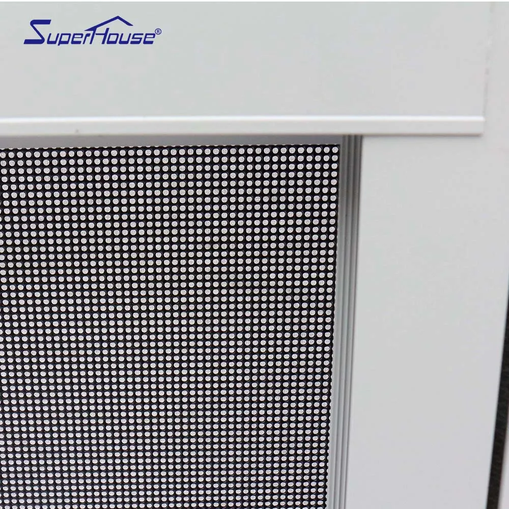 Superhouse Thermal break aluminum frame wall glass single hung window