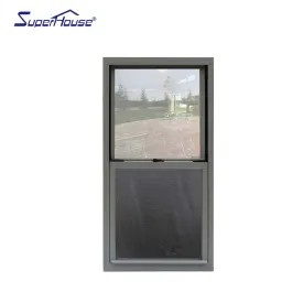 Superhouse Thermal break aluminum frame wall glass single hung window