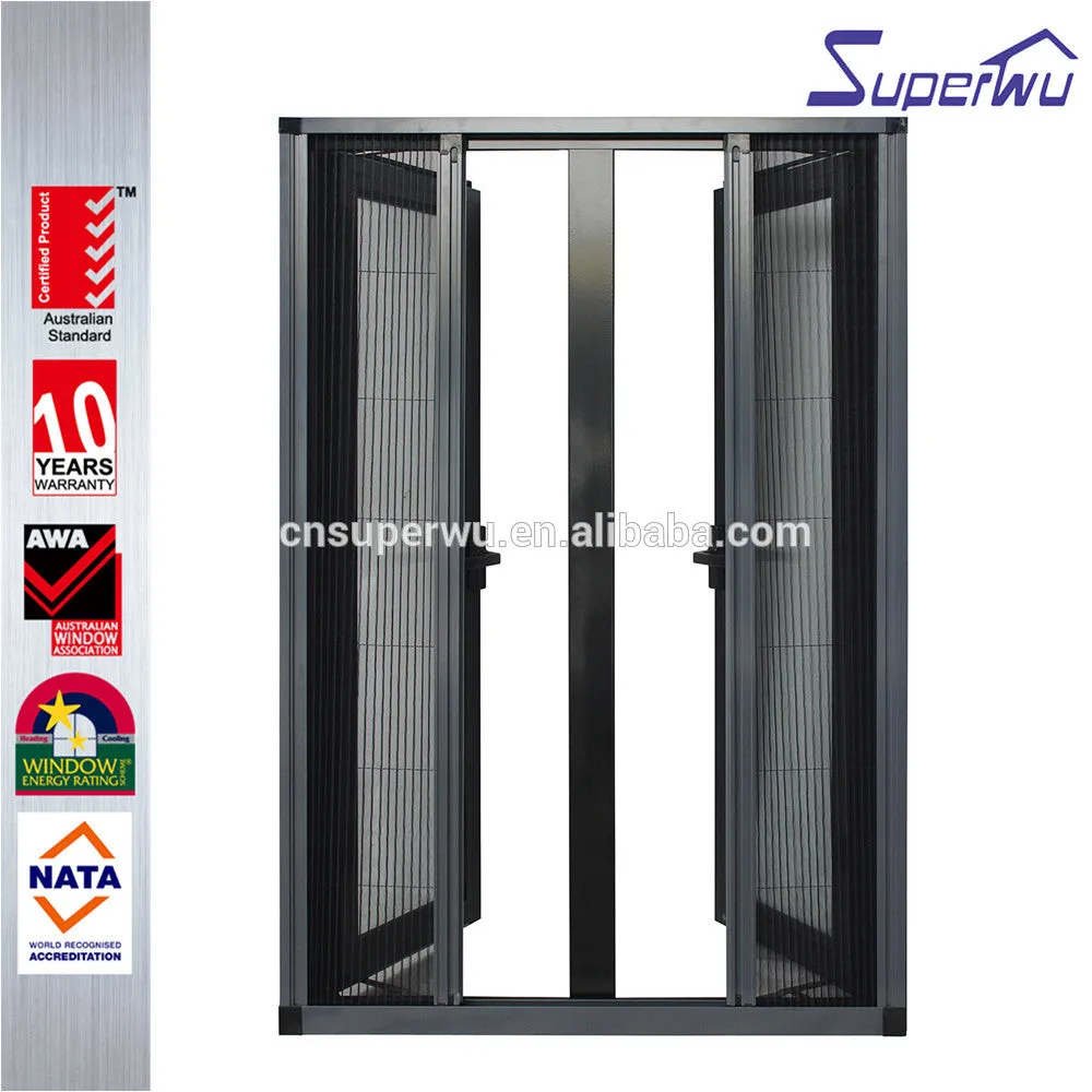 Superwu Thermal Break System Glazing Casement Window with Aluminium Frame Powder Coated Profile