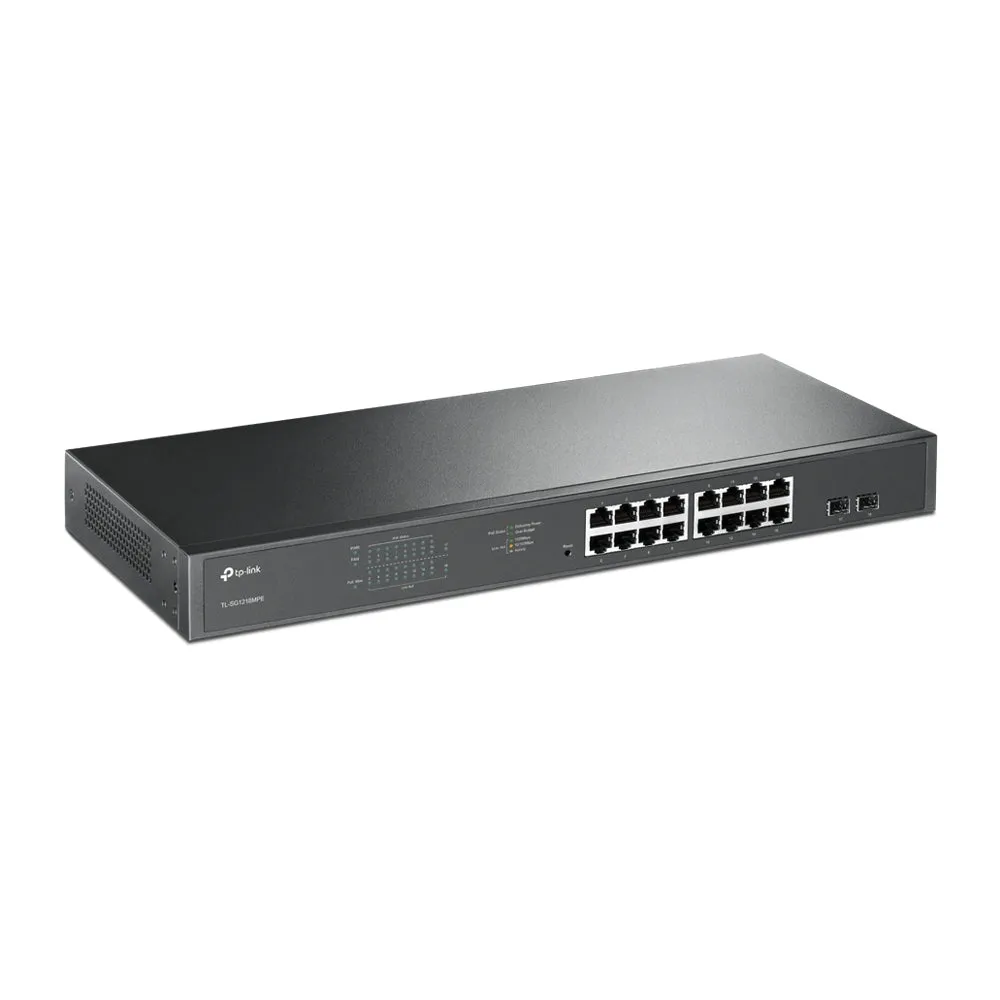 Tp-Link Jetstream Tl-Sg1218mpe - Switch - 16 Ports - Smart - Rack-Mountable