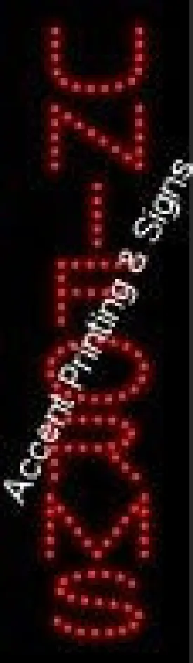 Uniforms LED Sign (High Impact, Energy Efficient)