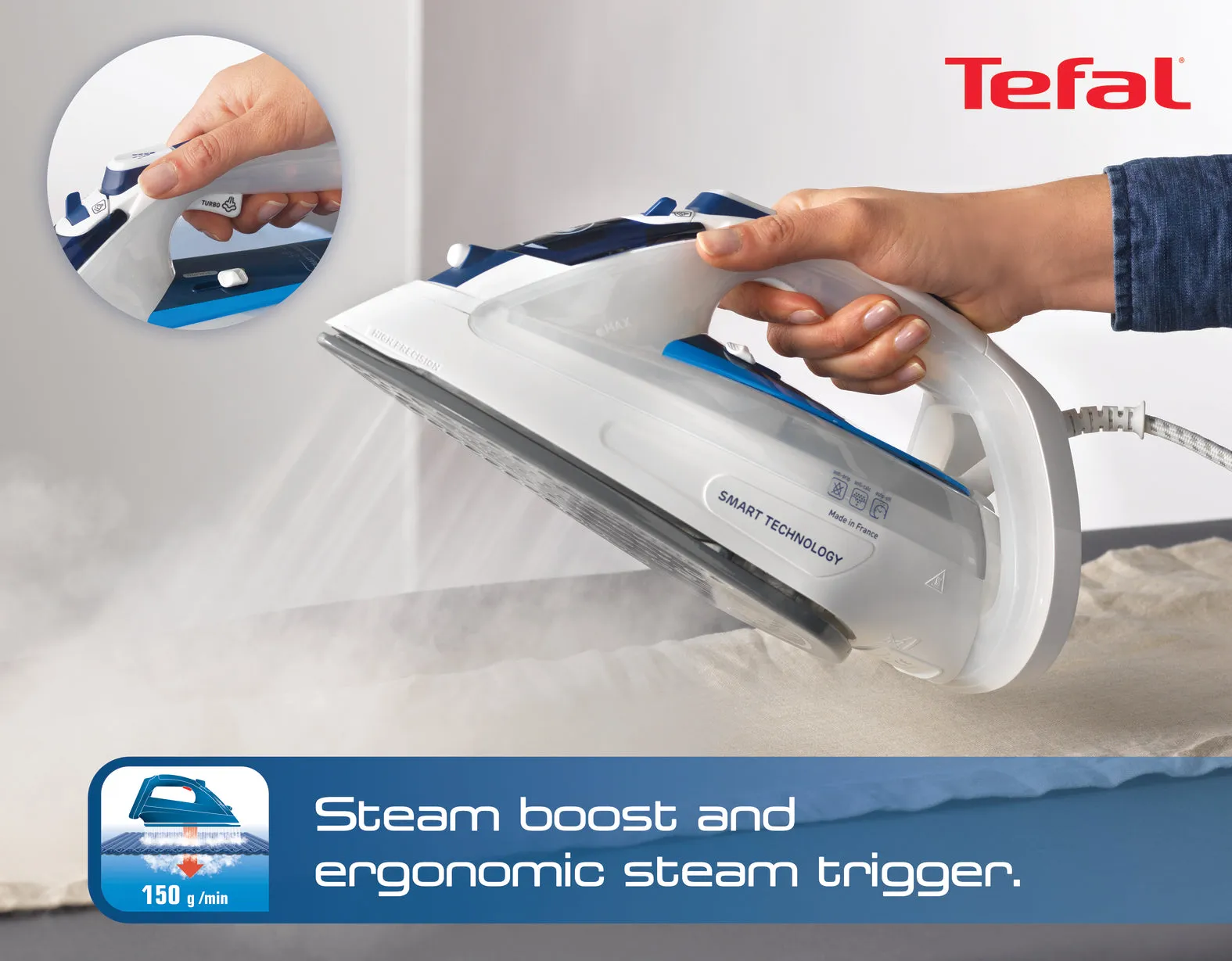 User manual and frequently asked questions Smart Protect FV4970 Steam Iron