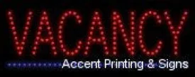 Vacancy LED Sign (High Impact, Energy Efficient)