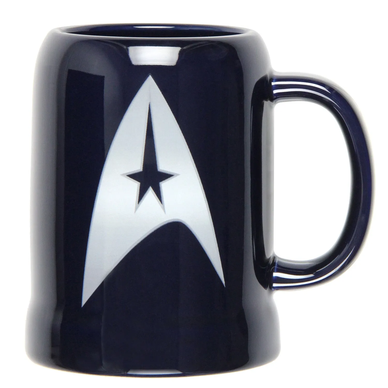 Vandor 80879 Star Trek 20 oz Ceramic Stein, Blue