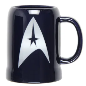 Vandor 80879 Star Trek 20 oz Ceramic Stein, Blue