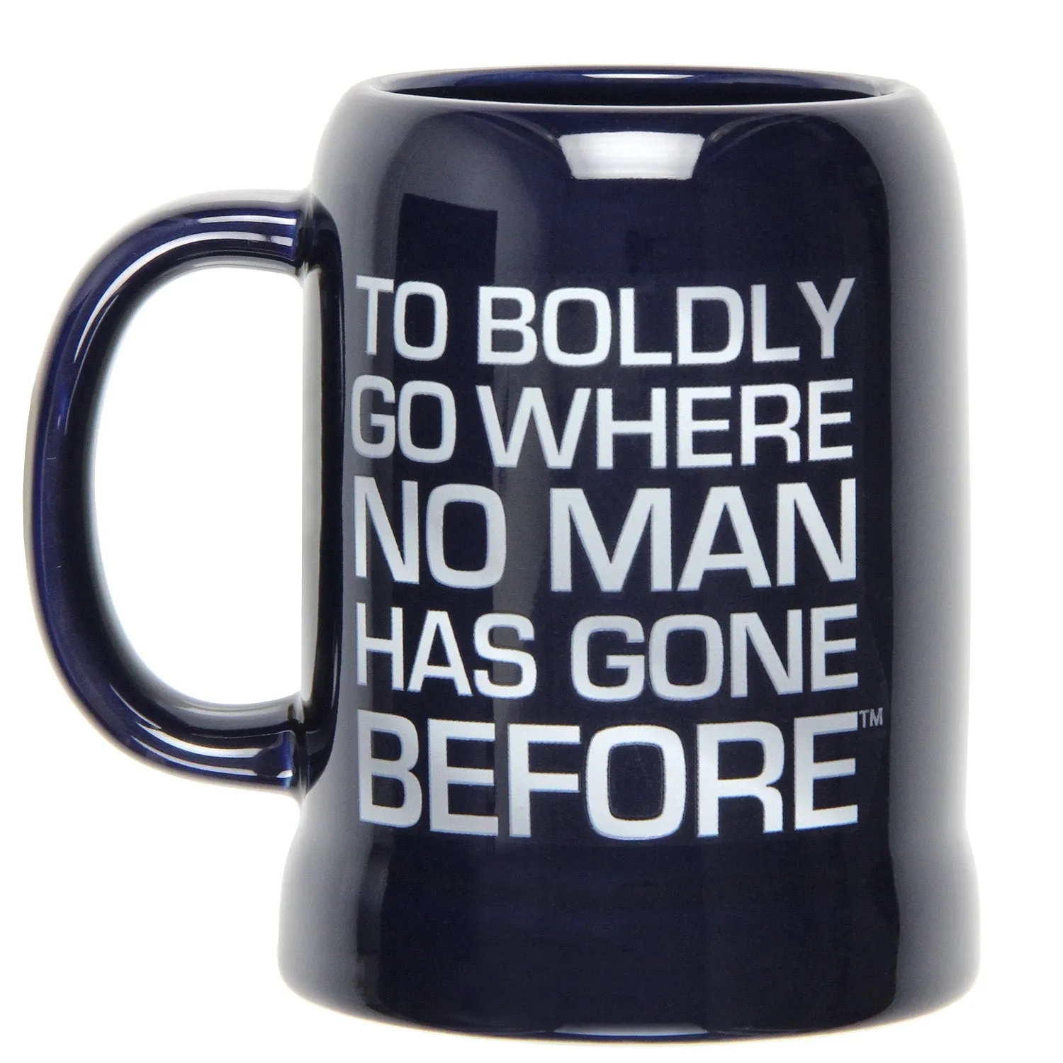 Vandor 80879 Star Trek 20 oz Ceramic Stein, Blue