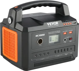 Vevor 999Wh/1000W Portable Power Station Solar Generator New