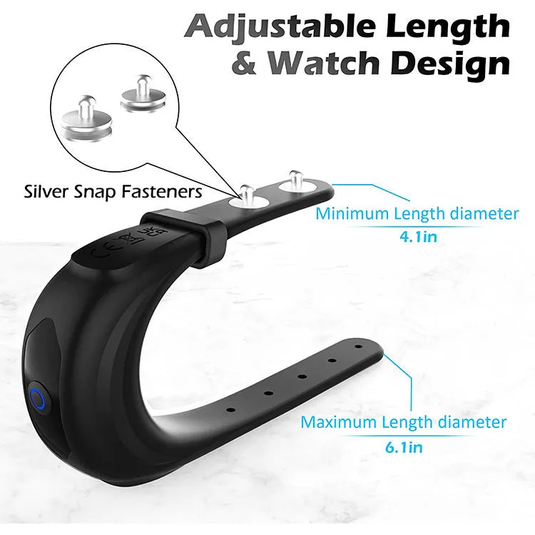 Vibrating Cock Ring Male Sex Toys - Adjustable Lenght Penis Enhancer