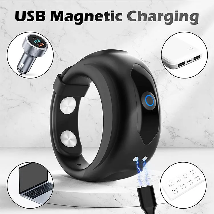 Vibrating Cock Ring Male Sex Toys - Adjustable Lenght Penis Enhancer