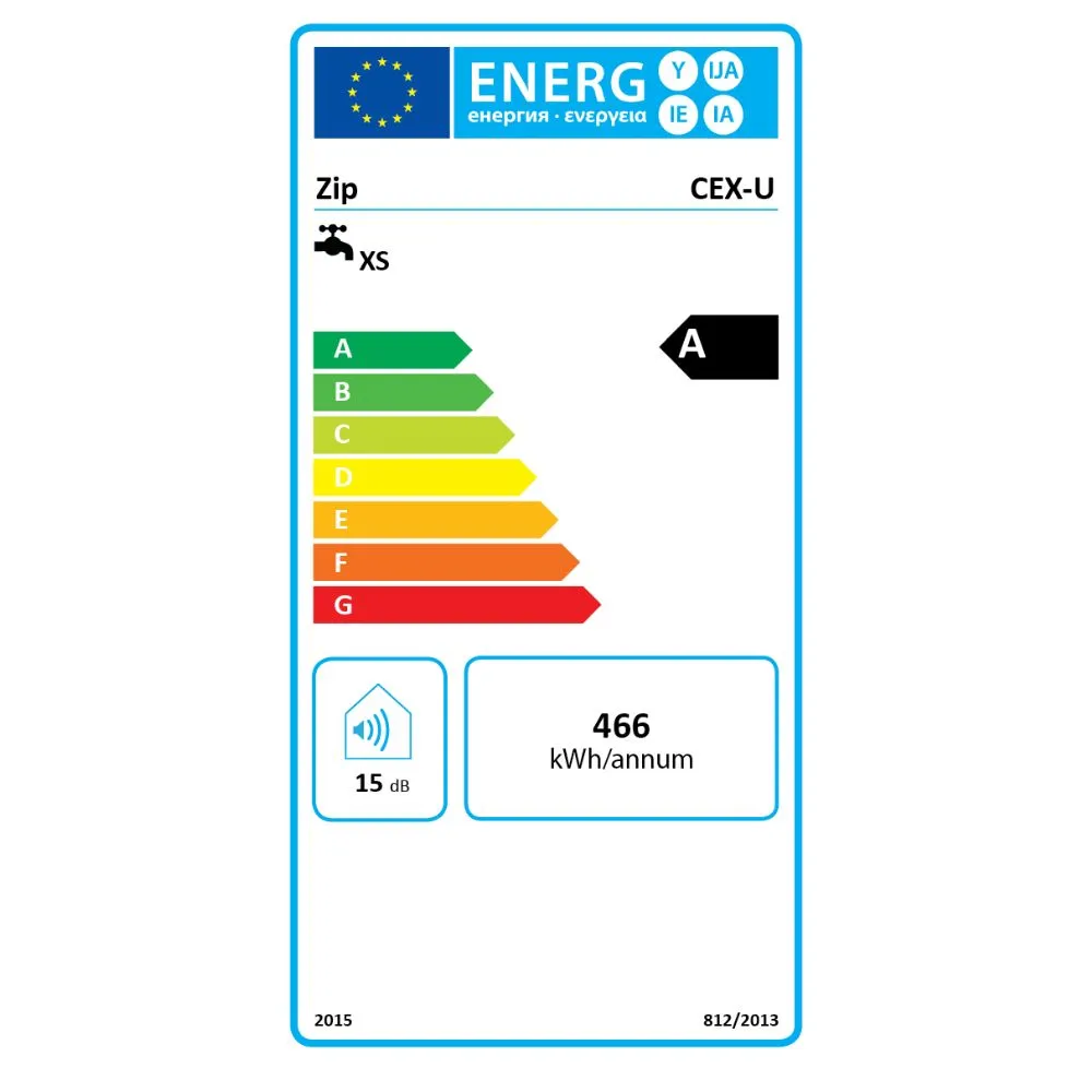 Zip InLine CEX-U 6.6kW - 8.8kW Under-Sink Electronic Instant Water Heater
